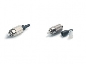 Коннектор клеевой FC/UPC SM (для одномодового кабеля) simplex 0.9мм черный, Hyperline FK-STD-FC/SA-SM-UPC-SL-S9-BK