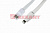 USB кабель для iPhone 5/6/7 моделей плоский силиконовый шнур, белый REXANT
