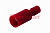 РАЗЪЁМ ШТЕКЕРНЫЙ полностью изолированный штекер - 4мм 0.5-1.5мм2 (РШПи-п 1.5-4 / РШИп 1,25-4) красный REXANT