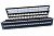 Патч-панель 19 2U 48 портов RJ-45 категория 6 Dual IDC ROHS цвет черный (задний кабельный организатор в комплекте), Hyperline PP3-19-48-8P8C-C6-110D