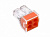 Строительно-монтажная клемма КБМ-773-304 (2.5кв.мм) оранжевый HLT